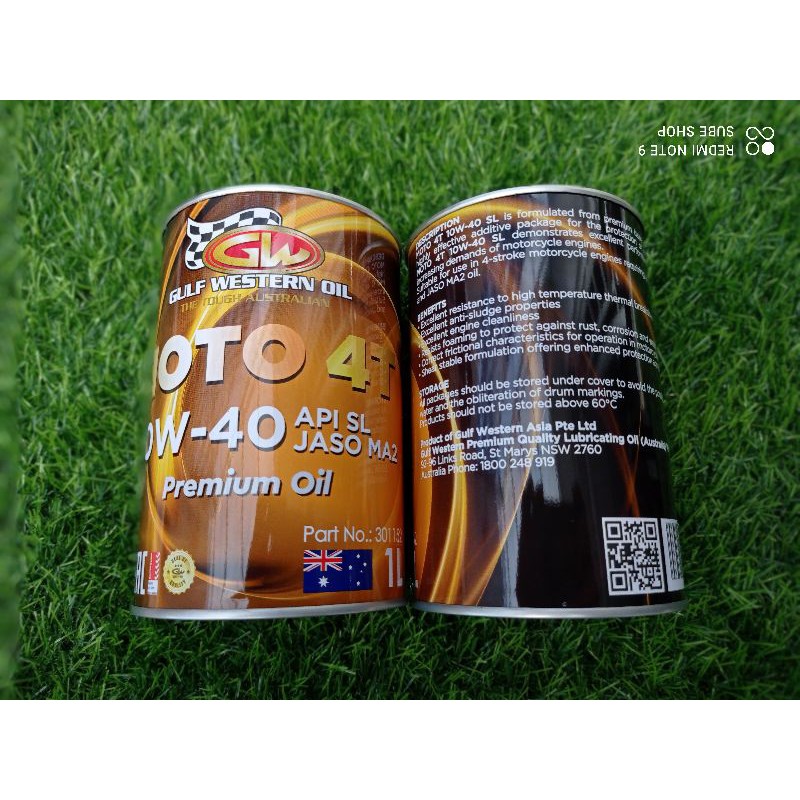 Dầu Nhớt Gulf Western Oil 1 lít cho xe Moto PKL