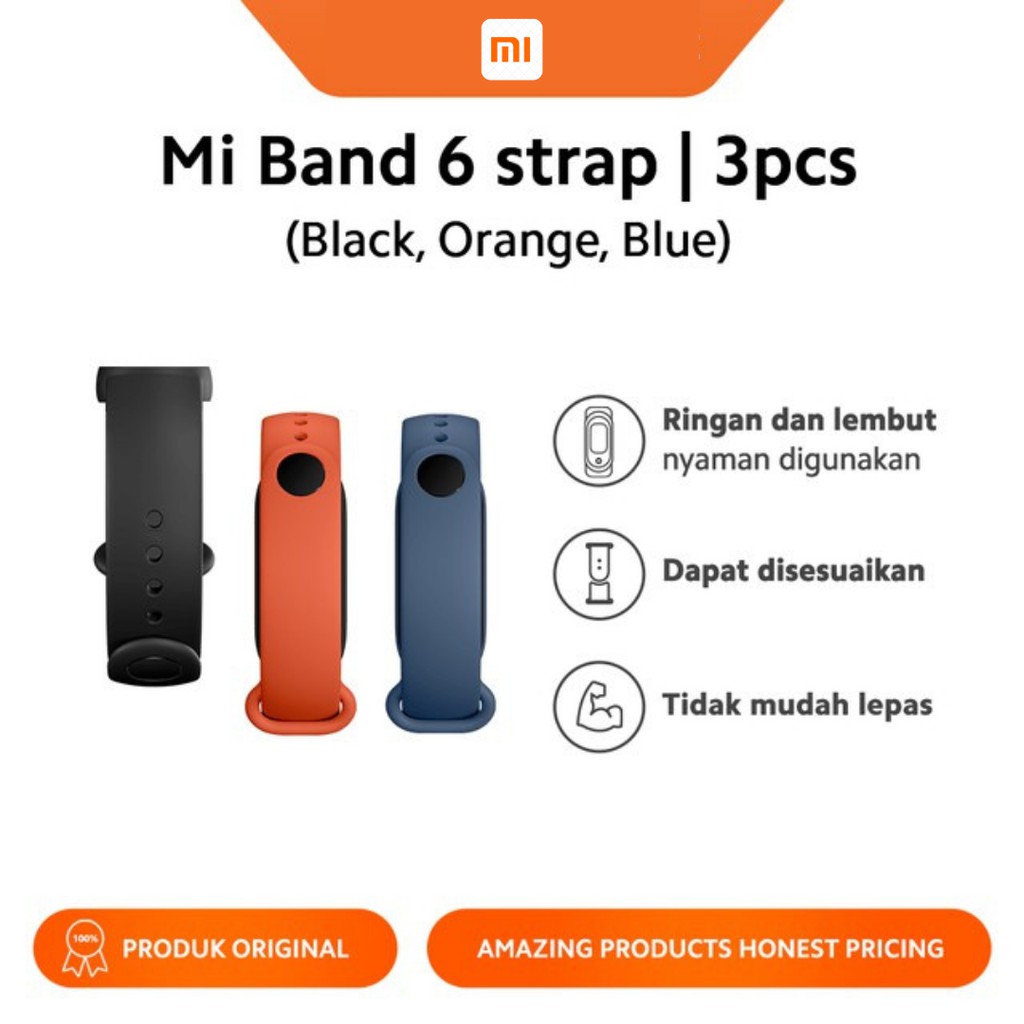 Dây Đeo Đồng Hồ Thông Minh Xiaomi MI 6 Giờ Có Thể Theo Variations 6 Màu Ánh Sáng Và Vàng Trắng / Xanh Dương / Xanh Dương / Cam