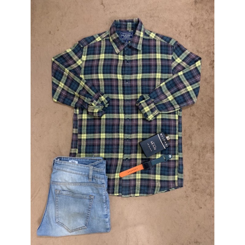 Áo Sơ mi flannel caro 2hand, Áo Sơ Mi Ca rô - Sơ mi Caro chọn Size, chọn Màu | BigBuy360 - bigbuy360.vn