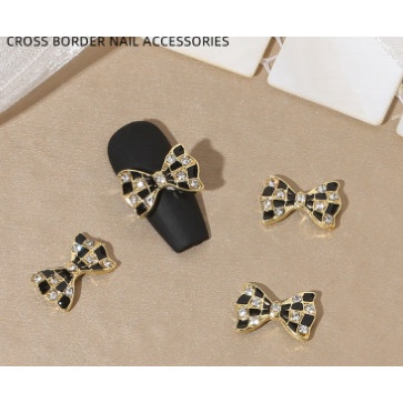 charm nơ trang trí nail