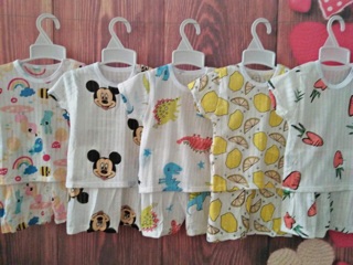 Combo 3 bộ, 6 bộ cotton giấy cộc