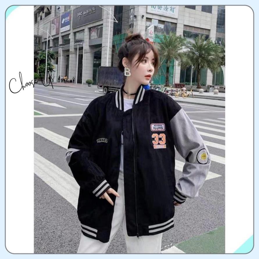 ÁO KHOÁC BOMBER NHUNG TĂM THÊU 33 NỮ  Choose Us | BigBuy360 - bigbuy360.vn
