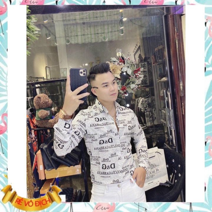 Áo Sơ Mi Nam Chất Lụa Không Nhăn, Không Xù, Dáng Ôm Body,Hit Hót (ảnh kèm video) Thời Trang Phong Cách Luty Shop ms4921 | BigBuy360 - bigbuy360.vn