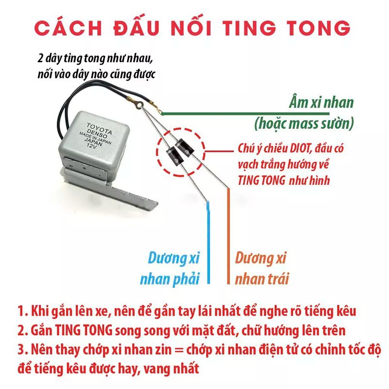 Xi nhan chớp kêu Ting Tong Toyota Denso dùng mọi loại xe hàng xịn sò