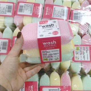 Com bo 3 Miếng mút co rửa Wash