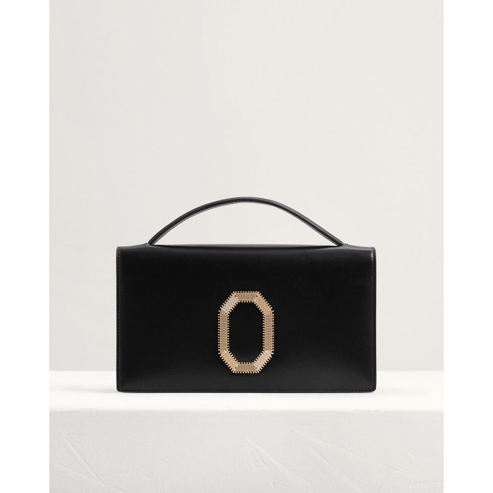 ☸❆PEDRO [Sản phẩm mới] Ví đeo chéo nữ PW4-36500004 Túi vai trang trí nắp gập bằng kim loại