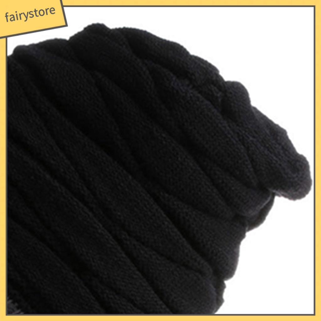 Mũ Trùm Đầu Phối Lông Thú Phong Cách Hip-Hop Cho Nam