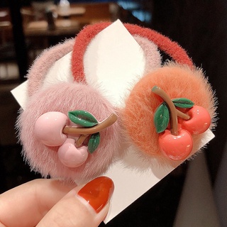 [5 Màu) Cột Tóc Hình Quả Cherry Độc Đáo & Cute