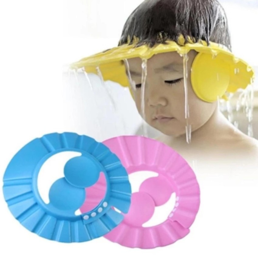 combo 30 mũ tắm chắn nước cho bé có bịt tai