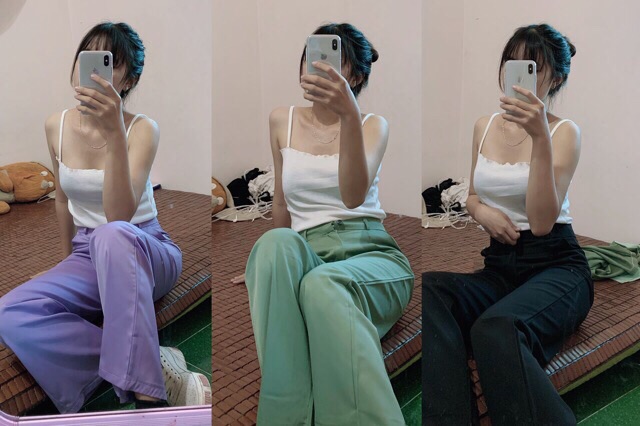 Quần cạp cao đủ màu dài 100cm | BigBuy360 - bigbuy360.vn