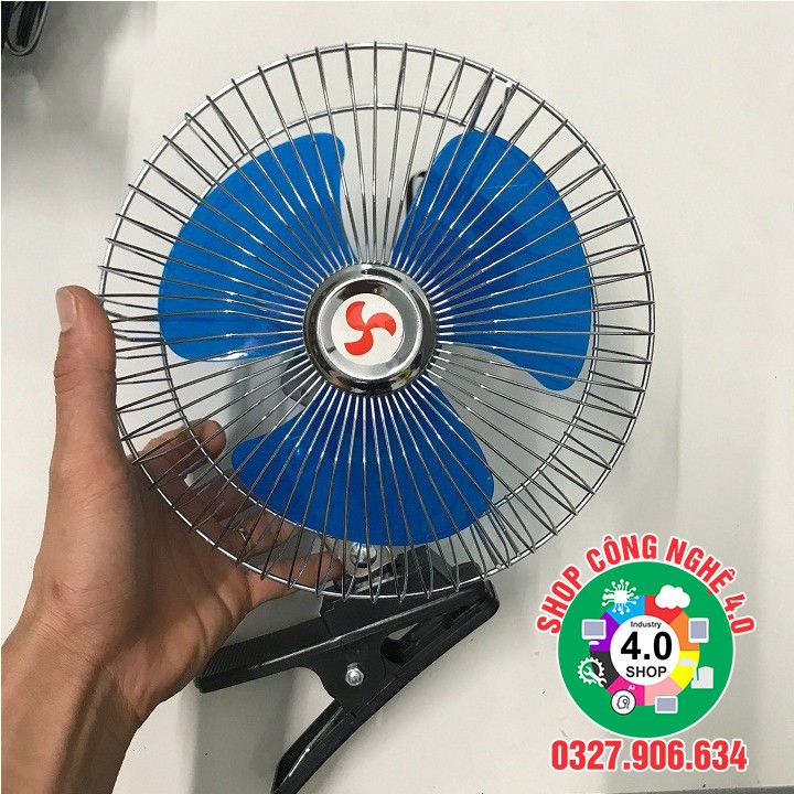 quạt ắc quy 12v 22cm