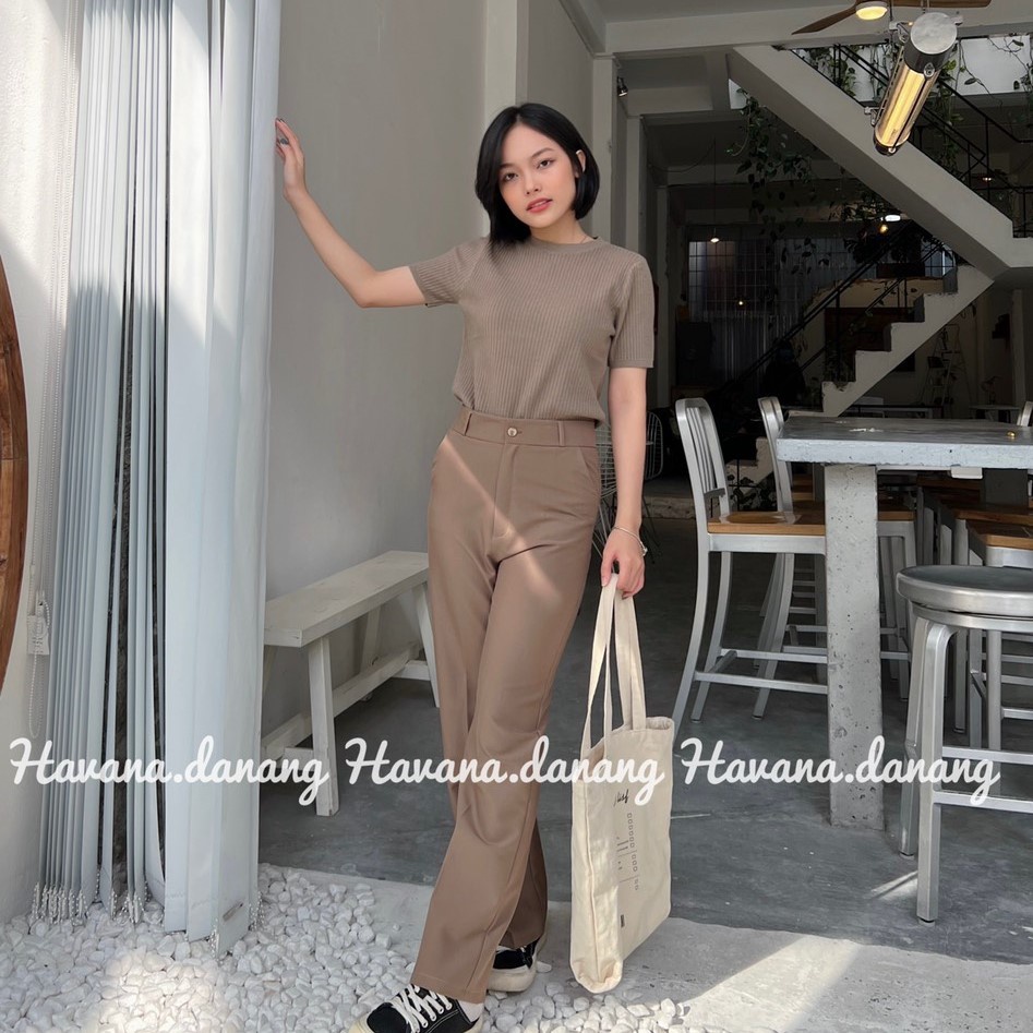 Quần suông ống rộng 3 màu  AB2