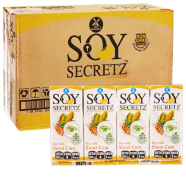 [Lốc 4 hộp x 180ml] Sữa đậu nành SOY SECRETZ 180ml - Đủ vị - Nhập khẩu Thái Lan