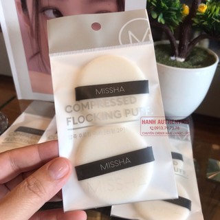 Bông phấn phủ missha compressed flocking puff