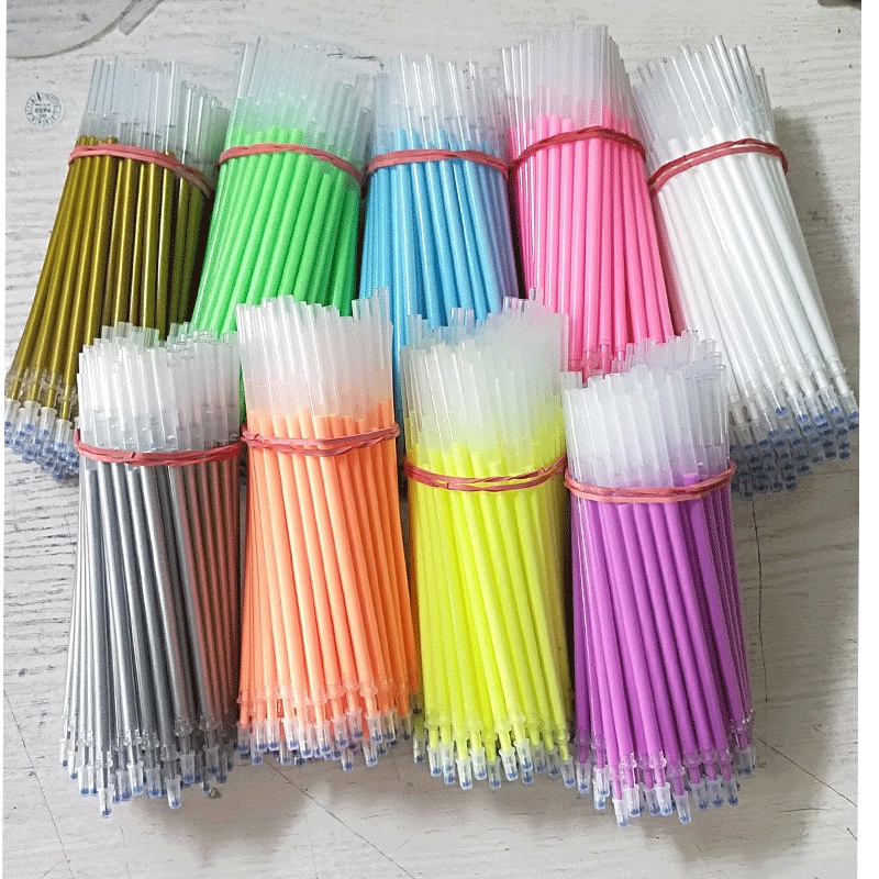 Ruột Bút Lông Màu Hồng/Xanh Dương/Tím Thay Thế Tiện Dụng Cho Trường Học