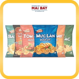 [HỎA TỐC 1H] Snack Poca Vị Mực Lăn Muối Ớt
