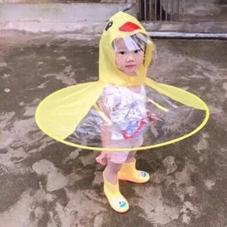 Áo mưa vịt con cho bé