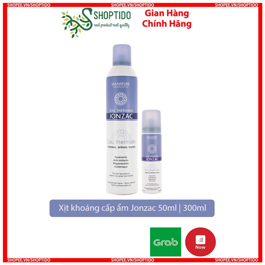 Xịt khoáng Jonzac Eau Thermale Thermal Spring Water cấp ẩm 50ml-300ml NPP Shoptido