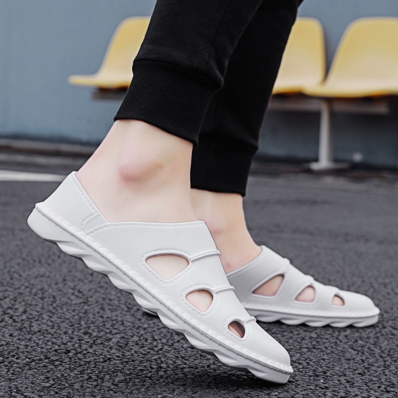 Giày Sandal Da Đế Mềm Khử Mùi Thời Trang Mùa Hè 2022 Cho Nam