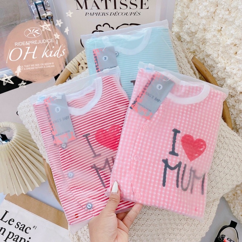 Bộ body liền thân cho bé trai bé gái chất cotton mềm, Bodysuit dài tay thu đông cho bé, quần áo trẻ em