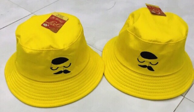 MŨ BUCKET - THÊU RÂU