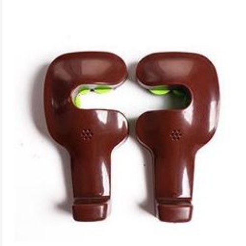 Bộ 2 Móc treo đồ sau ghế ô tô chất liệu nhựa ABS chắc chắn, độ bền cao, chịu trọng tải tốt.