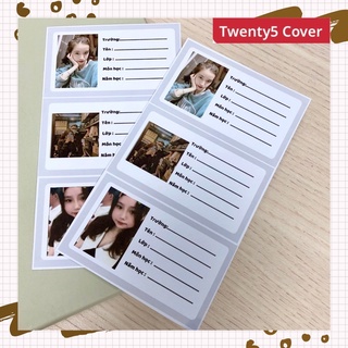 20 NHÃN VỞ IN THEO YÊU CẦU