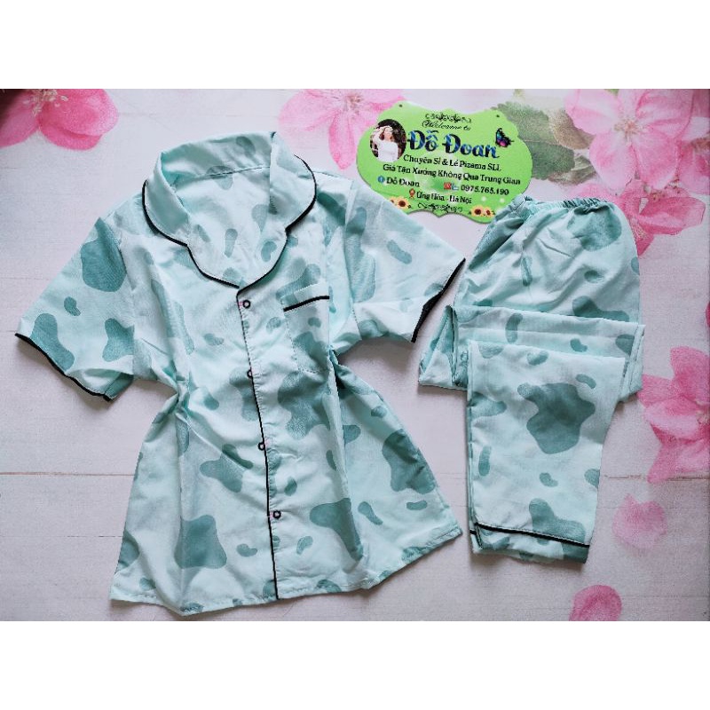 Bộ pizama áo tay cộc quần dài