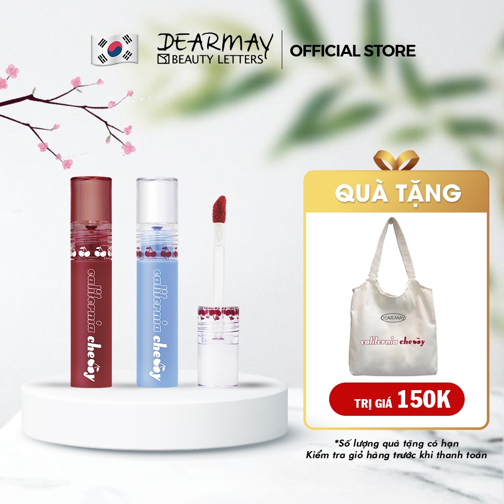 Son Kem Lì Dearmay California Cherry Velvet Tint 4.4g