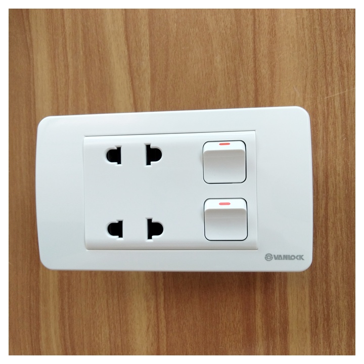 Ổ cắm - Công tắc Vanlock SINO - Dòng S18A Chính hãng