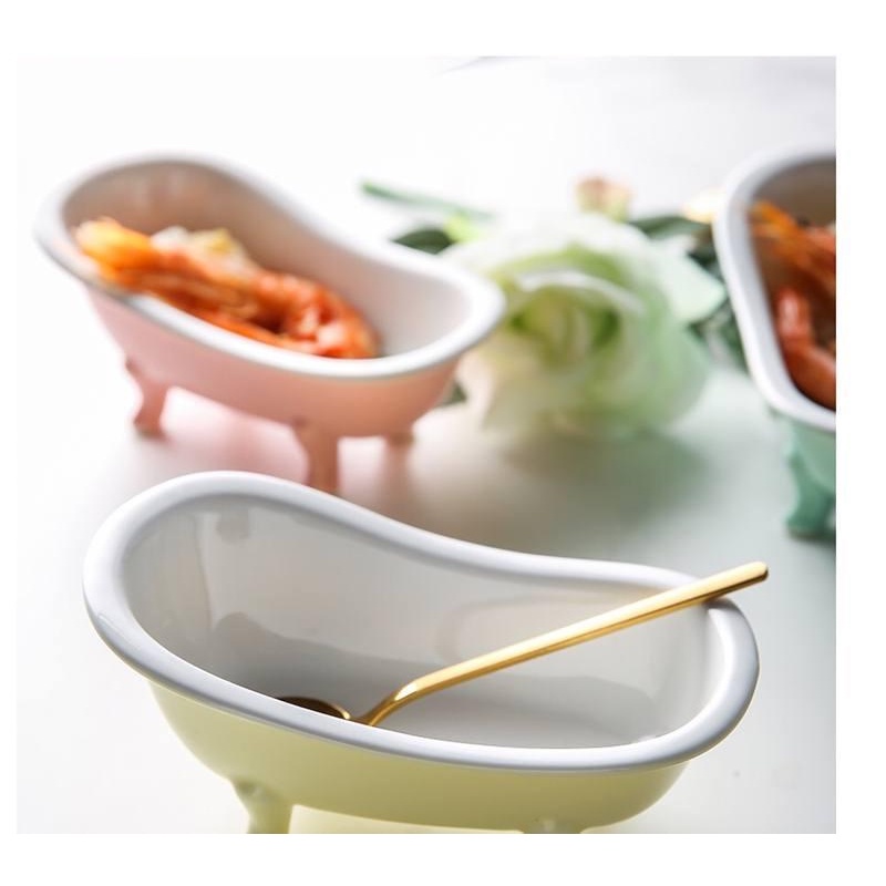 Bát Ăn Kem / Tráng Miệng Bằng Gốm Sứ Kiểu Dáng Dễ Thương Xinh Xắn