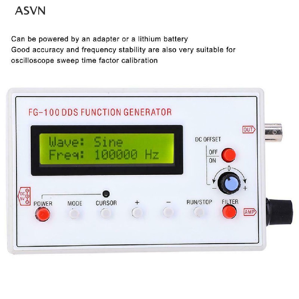 Asvn❤ Mô Đun Phát Tín Hiệu FG-100 DDS Mới