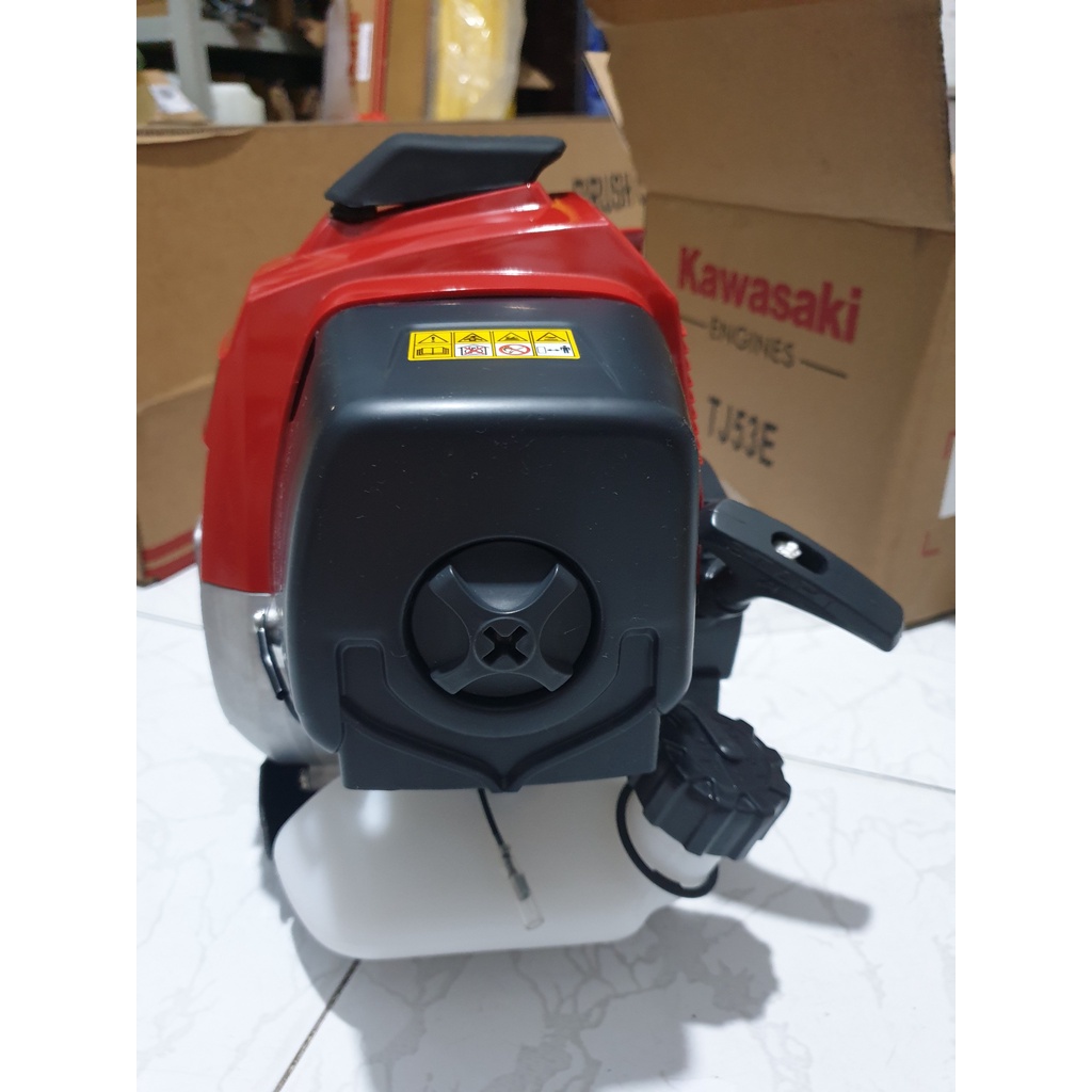 ĐẦU ĐỘNG CƠ MÁY CẮT CỎ KAWASAKI TJ53. NÒNG 44 LY. TẶNG KÈM BUGI NGK 2 THÌ