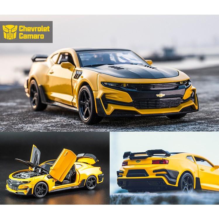 Xe ô tô mô hình đồ chơi cao cấp Chevrolet Camaro Transformer tỉ lệ 1:32 hàng Quảng Châu