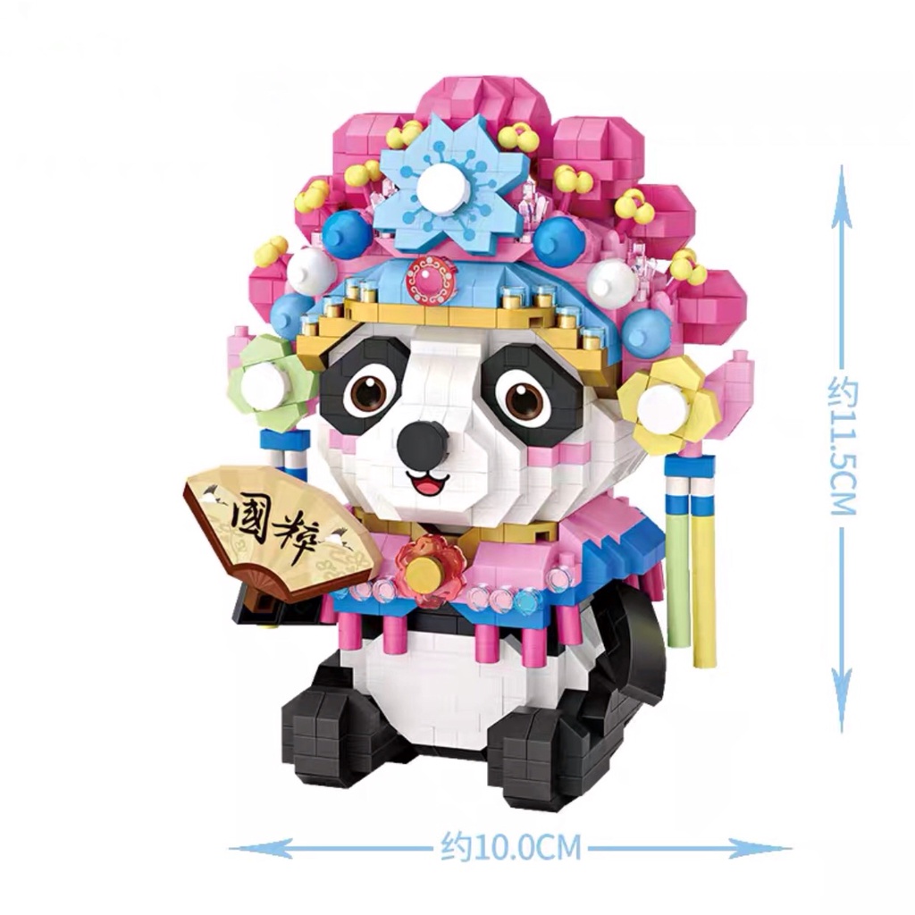 Đồ Chơi Lắp Ghép Mô hình Lego Nhân vật kinh kịch Trung Hoa cho bé trí tuệ thông minh sáng tạo