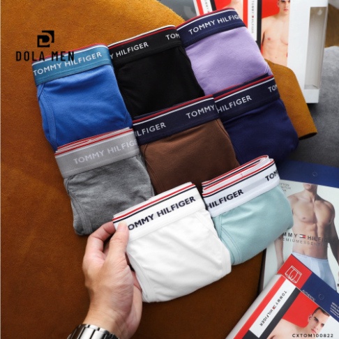 Quần Lót  Nam TAM GIÁC Tommy Hilifiger Có Cửa Vải Lụa Mát 4D Cực Mịn hàng Cao Cấp chính hãng
