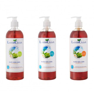 Combo 3 chai Nước rửa chén hữu cơ Layer Clean 300ml
