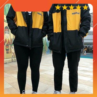 Áo khoác dù mới phối 2 màu có chữ trước áo thời trang