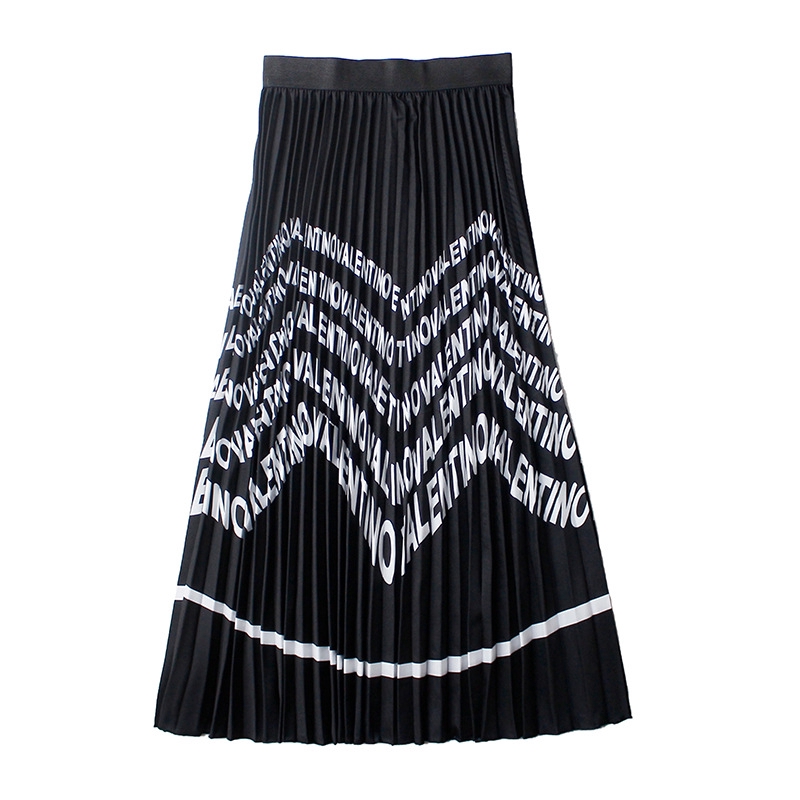 Chân Váy Maxi Xếp Ly In Họa Tiết Xinh Xắn | BigBuy360 - bigbuy360.vn