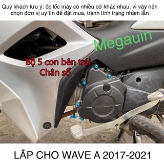 Ốc Lốc Máy Titan Gr5 Wave A 110 [ 2017 - 2022 ]