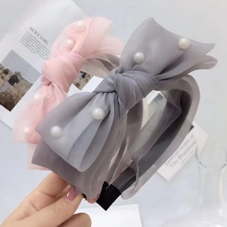 Bờm nơ voan đính ngọc