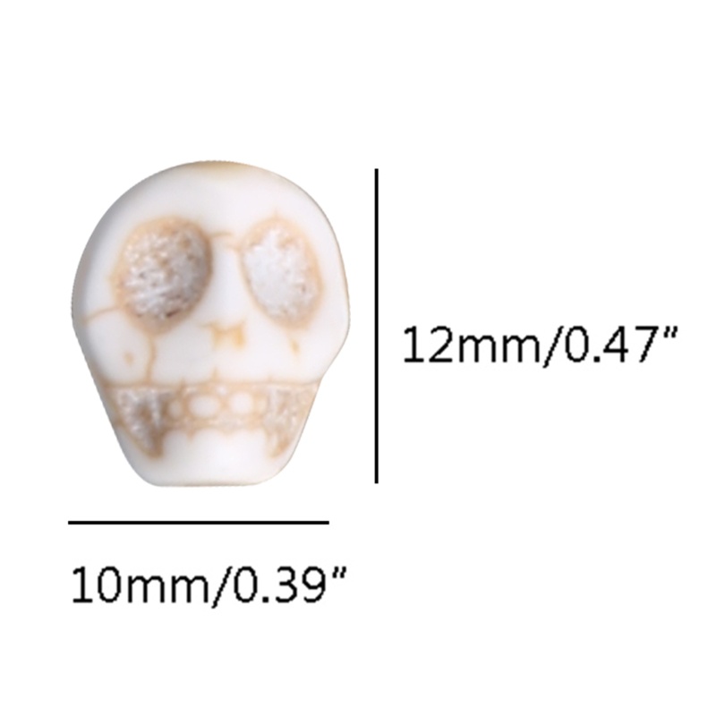 Hạt Charm Hình Đầu Lâu Dùng Làm Trang Sức DIY