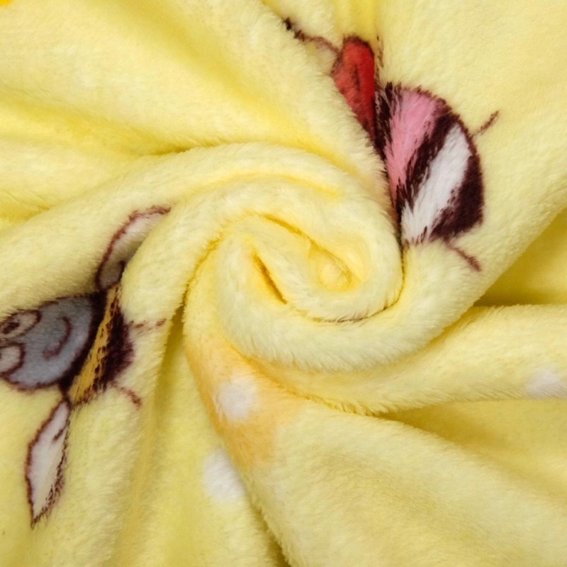 Chăn Ủ Tuyết Siêu Mềm Mịn Có Mũ Cho Bé