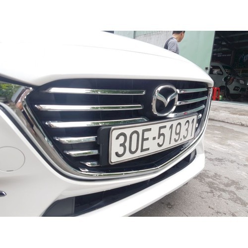 Ốp mặt ca lăng mạ theo xe Mazda 3 2017-2018