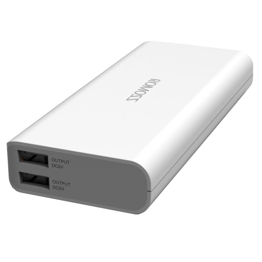 Pin sạc dự phòng Romoss Sense 6 20000mAh (Trắng)