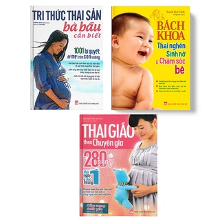 Sách Combo 3 Cuốn - Tri Thức Thai Sản + Bách Khoa Thai Nghén + Thai Giáo