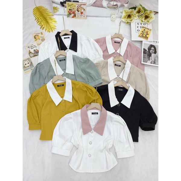 ÁO KIỂU THIẾT KẾ FORM NGẮN