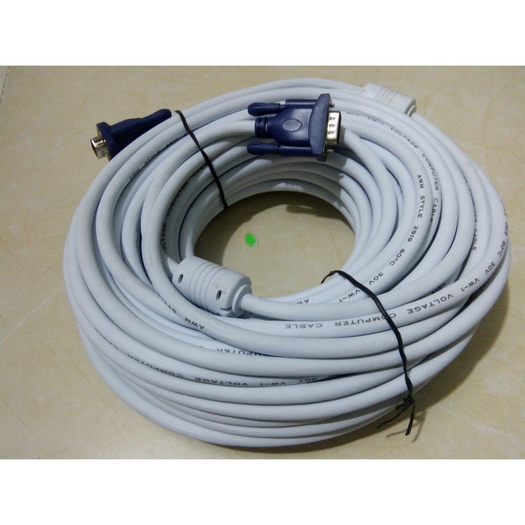 Dây VGA Trắng - 15M - 20M - 30M | BigBuy360 - bigbuy360.vn