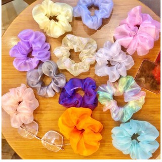 Cột tóc SCRUNCHIES voan kiếng trơn