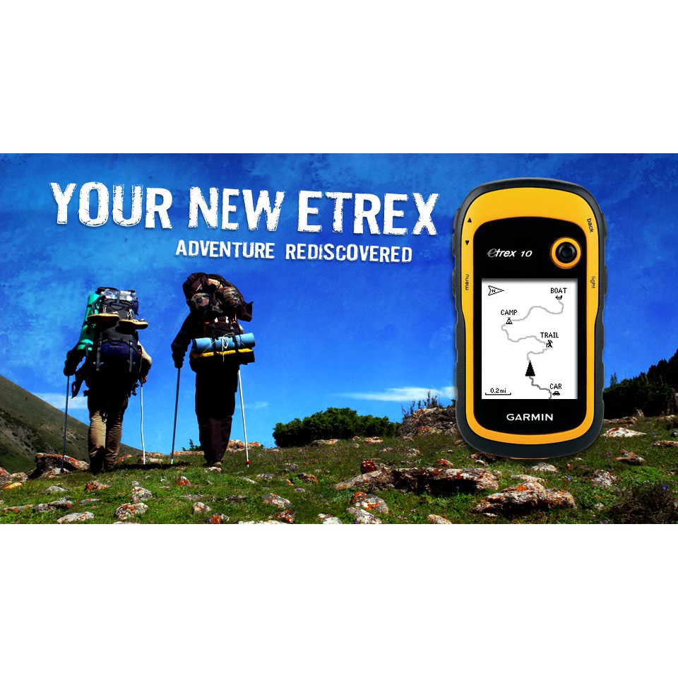 Máy định vị GPS Garmin eTrex 10 cho dân phượt